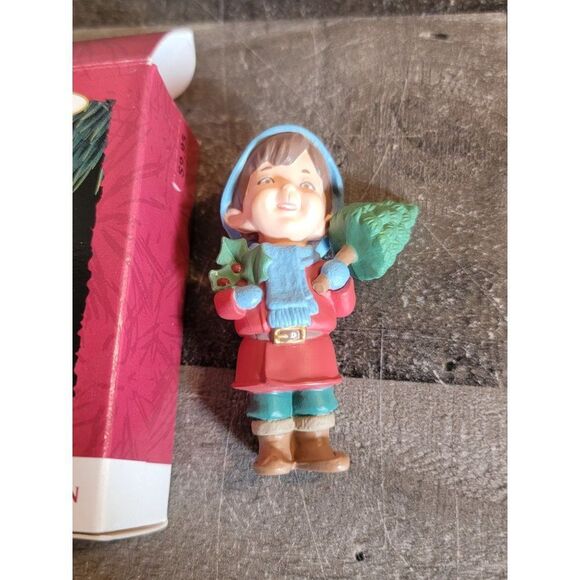 Hallmark Yuletide cheer 1994 ornament Xmas Decor elf - Picture 2 of 4